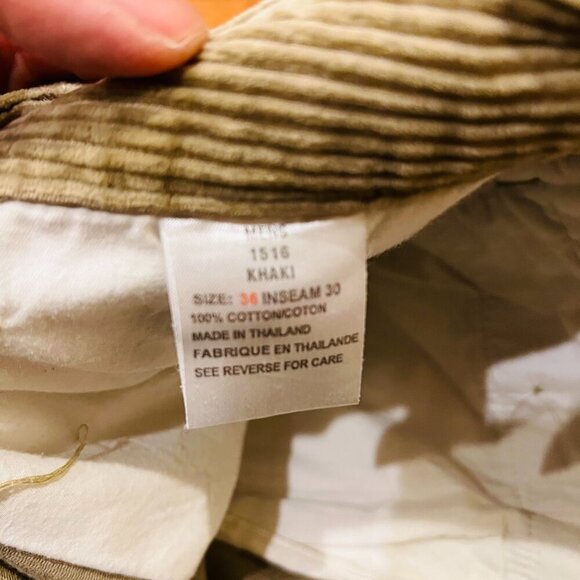 Woolrich Vintage Y2K Corduroys Brown 1516 Men’s 36 x 30 - Picture 8 of 16